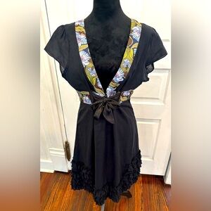 fawna floral burnout midi dress Free People Velvet Floral Burnout Midi Dress in Black